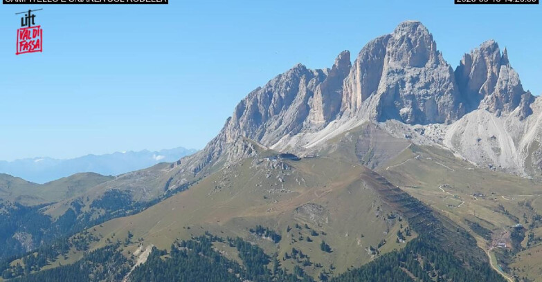 Webcam Canazei-Belvedere  - Campitello - Col Rodella