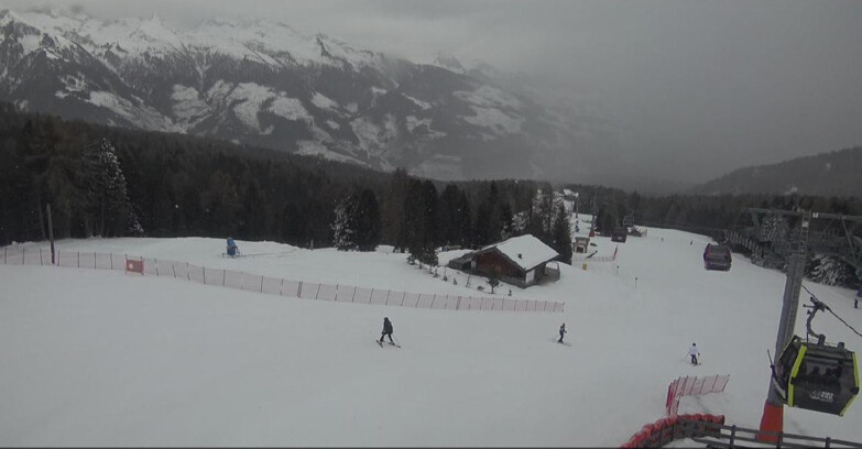 Webcam Bellamonte-Alpe Lusia - Pista Le Fassane e Morea Snowpark