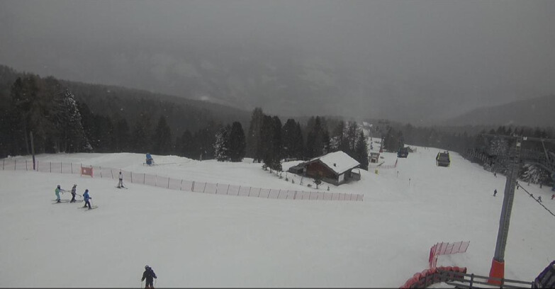 Webcam Bellamonte-Alpe Lusia - Pista Le Fassane e Morea Snowpark