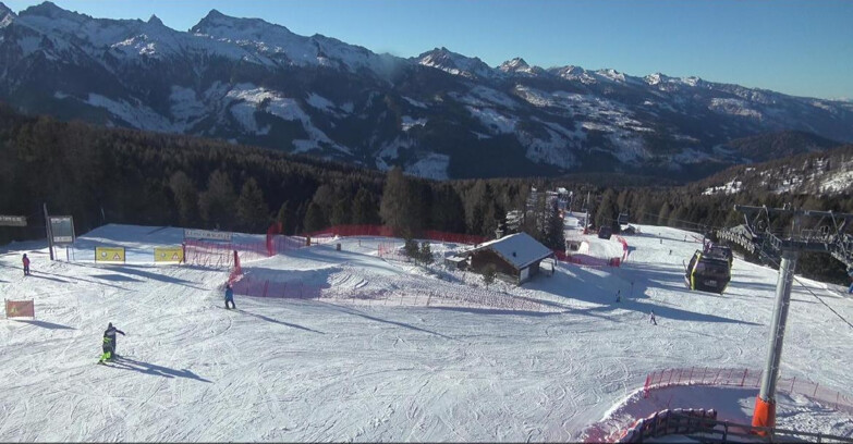 Webcam Bellamonte-Alpe Lusia  - Pista Le Fassane e Morea Snowpark