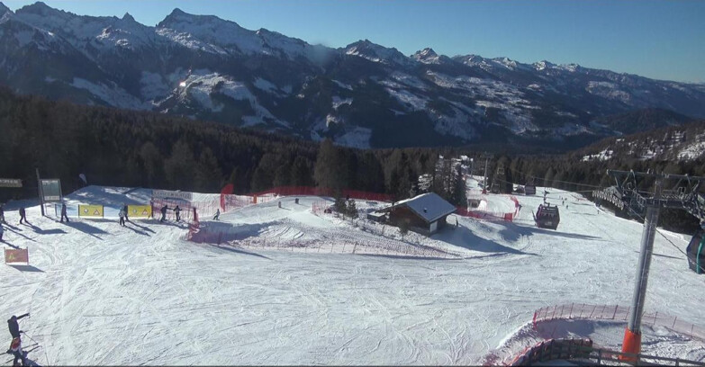 Webcam Bellamonte-Alpe Lusia  - Pista Le Fassane e Morea Snowpark