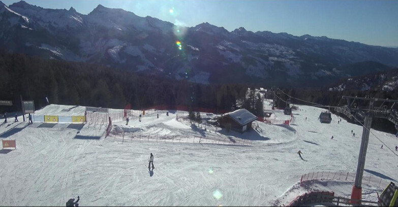 Webcam Bellamonte-Alpe Lusia  - Pista Le Fassane e Morea Snowpark