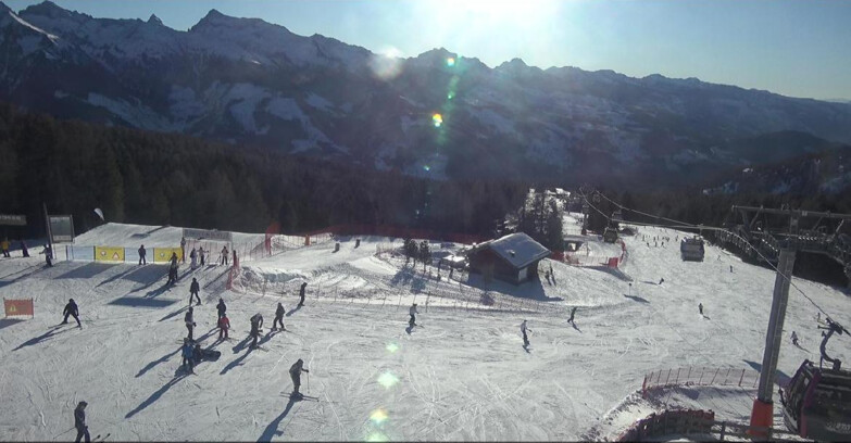 Webcam Bellamonte-Alpe Lusia  - Pista Le Fassane e Morea Snowpark