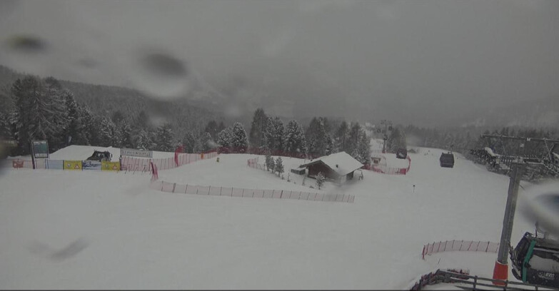 Webcam Bellamonte-Alpe Lusia  - Pista Le Fassane e Morea Snowpark