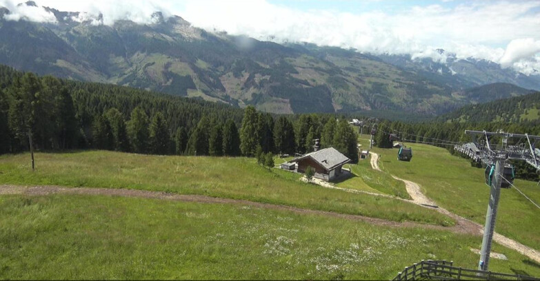 Webcam Bellamonte-Alpe Lusia  - Pista Le Fassane e Morea Snowpark