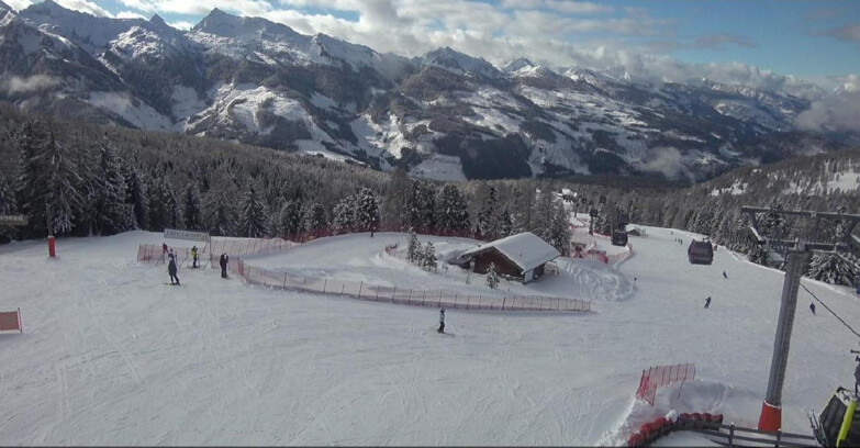 Webcam Bellamonte-Alpe Lusia - Pista Le Fassane e Morea Snowpark