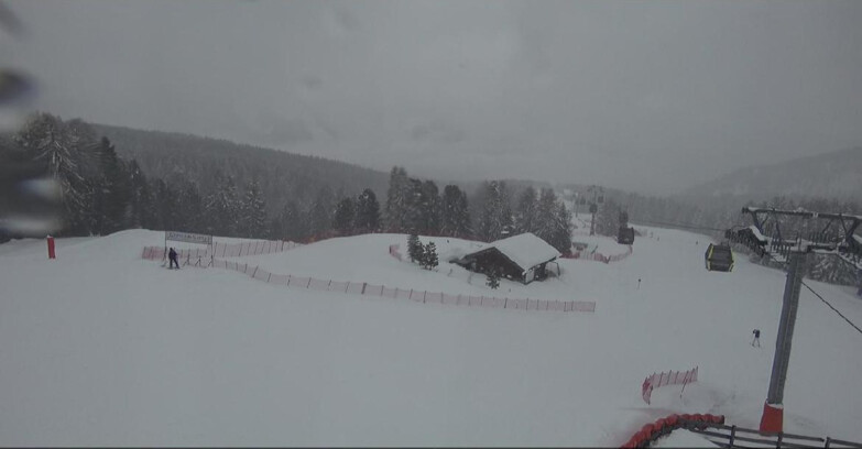 Webcam Bellamonte-Alpe Lusia  - Pista Le Fassane e Morea Snowpark