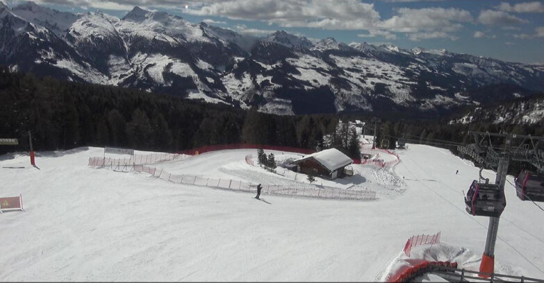 Webcam Bellamonte-Alpe Lusia - Pista Le Fassane e Morea Snowpark