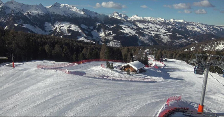 Webcam Bellamonte-Alpe Lusia - Pista Le Fassane e Morea Snowpark