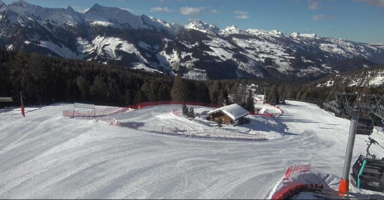 Webcam Bellamonte-Alpe Lusia - Pista Le Fassane e Morea Snowpark