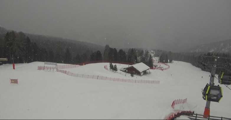 Webcam Bellamonte-Alpe Lusia  - Pista Le Fassane e Morea Snowpark