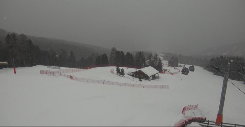 Webcam Bellamonte-Alpe Lusia  - Pista Le Fassane e Morea Snowpark