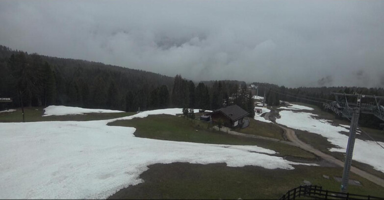 Webcam Bellamonte-Alpe Lusia - Pista Le Fassane e Morea Snowpark