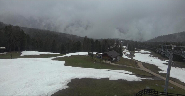 Webcam Bellamonte-Alpe Lusia - Pista Le Fassane e Morea Snowpark