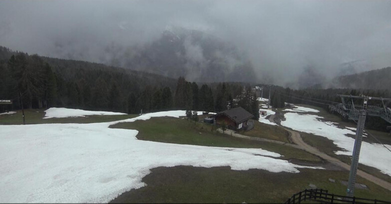 Webcam Bellamonte-Alpe Lusia - Pista Le Fassane e Morea Snowpark