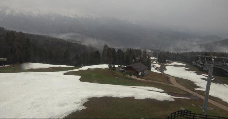 Webcam Bellamonte-Alpe Lusia - Pista Le Fassane e Morea Snowpark