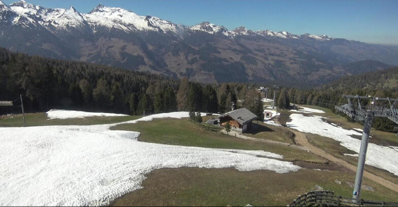 Webcam Bellamonte-Alpe Lusia - Pista Le Fassane e Morea Snowpark