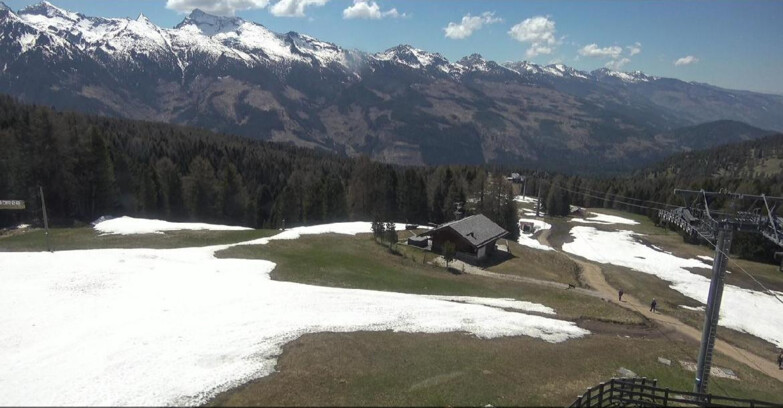 Webcam Bellamonte-Alpe Lusia - Pista Le Fassane e Morea Snowpark