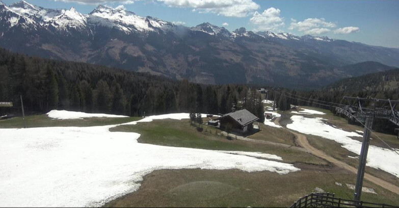Webcam Bellamonte-Alpe Lusia - Pista Le Fassane e Morea Snowpark