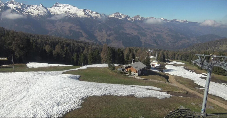 Webcam Bellamonte-Alpe Lusia - Pista Le Fassane e Morea Snowpark