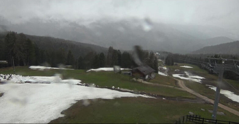 Webcam Bellamonte-Alpe Lusia  - Pista Le Fassane e Morea Snowpark