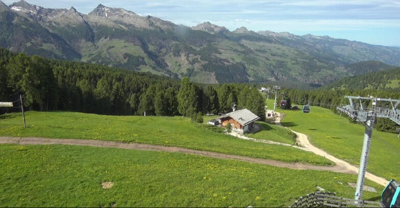 Webcam Bellamonte-Alpe Lusia - Pista Le Fassane e Morea Snowpark