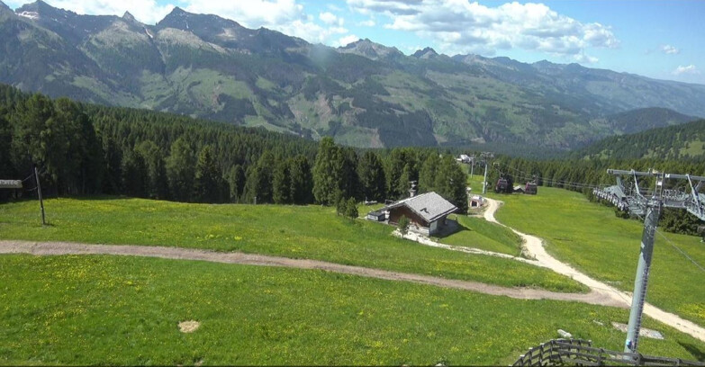 Webcam Bellamonte-Alpe Lusia  - Pista Le Fassane e Morea Snowpark