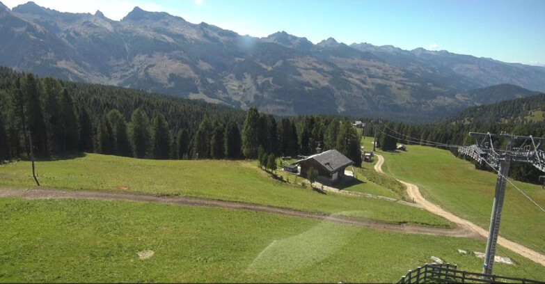 Webcam Bellamonte-Alpe Lusia - Pista Le Fassane e Morea Snowpark