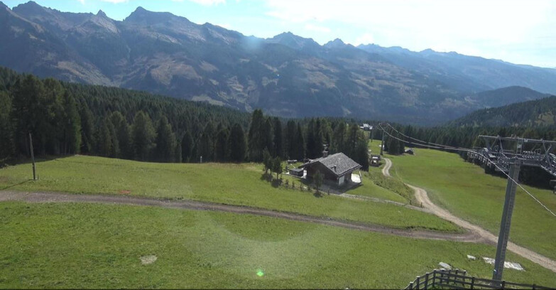 Webcam Bellamonte-Alpe Lusia - Pista Le Fassane e Morea Snowpark