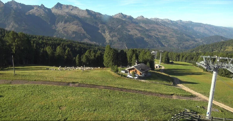 Webcam Bellamonte-Alpe Lusia - Pista Le Fassane e Morea Snowpark