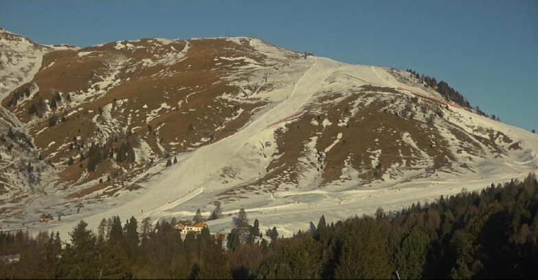 Webcam Bellamonte-Alpe Lusia  - Pista direttissima Le Cune