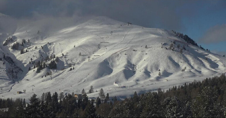 Webcam Bellamonte-Alpe Lusia - Pista direttissima Le Cune