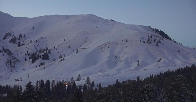 Webcam Bellamonte-Alpe Lusia - Pista direttissima Le Cune