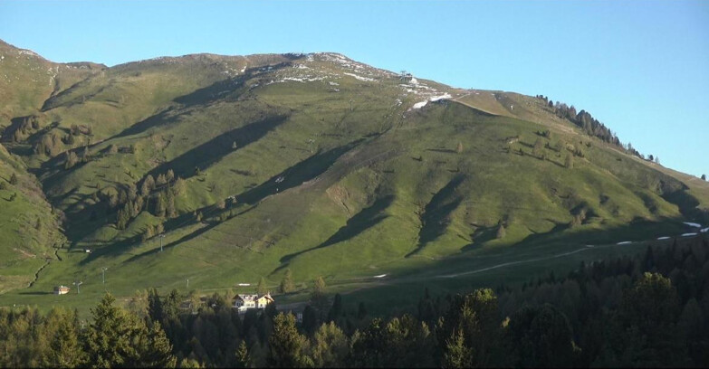 Webcam Bellamonte-Alpe Lusia  - Pista direttissima Le Cune