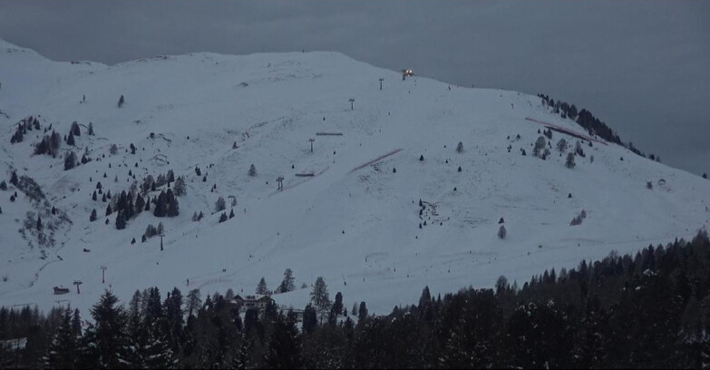 Webcam Bellamonte-Alpe Lusia  - Pista direttissima Le Cune