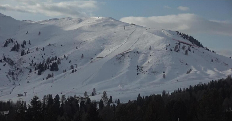 Webcam Bellamonte-Alpe Lusia  - Pista direttissima Le Cune