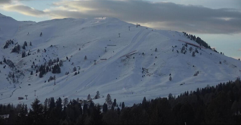 Webcam Bellamonte-Alpe Lusia  - Pista direttissima Le Cune