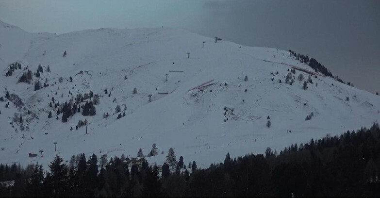 Webcam Bellamonte-Alpe Lusia  - Pista direttissima Le Cune