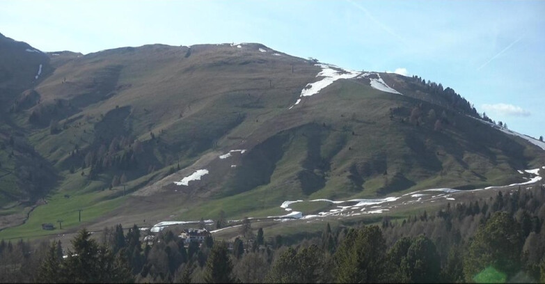 Webcam Bellamonte-Alpe Lusia - Pista direttissima Le Cune