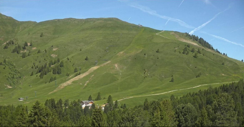 Webcam Bellamonte-Alpe Lusia  - Pista direttissima Le Cune