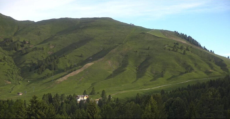 Webcam Bellamonte-Alpe Lusia  - Pista direttissima Le Cune