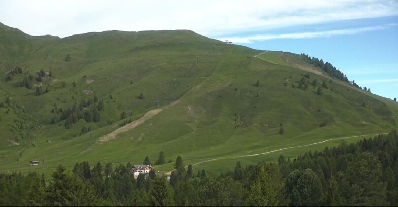 Webcam Bellamonte-Alpe Lusia  - Pista direttissima Le Cune