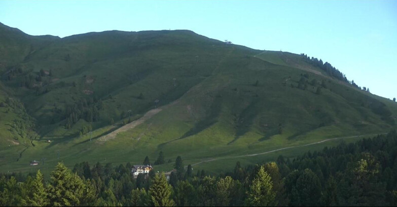 Webcam Bellamonte-Alpe Lusia  - Pista direttissima Le Cune