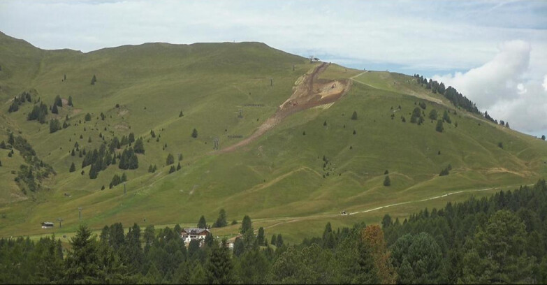 Webcam Bellamonte-Alpe Lusia  - Pista direttissima Le Cune
