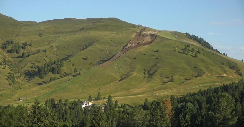 Webcam Bellamonte-Alpe Lusia  - Pista direttissima Le Cune