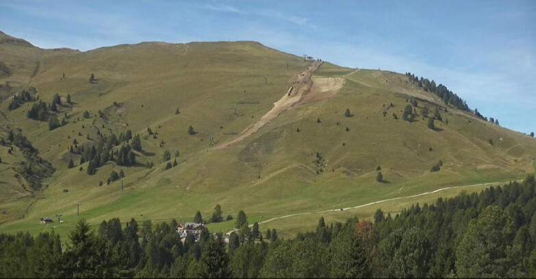 Webcam Bellamonte-Alpe Lusia - Pista direttissima Le Cune