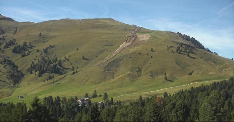 Webcam Bellamonte-Alpe Lusia - Pista direttissima Le Cune