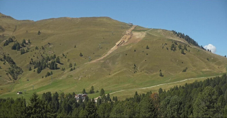 Webcam Bellamonte-Alpe Lusia - Pista direttissima Le Cune