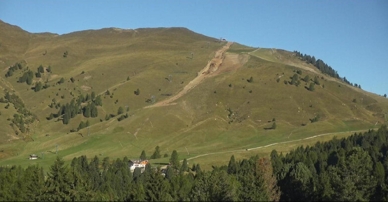 Webcam Bellamonte-Alpe Lusia - Pista direttissima Le Cune