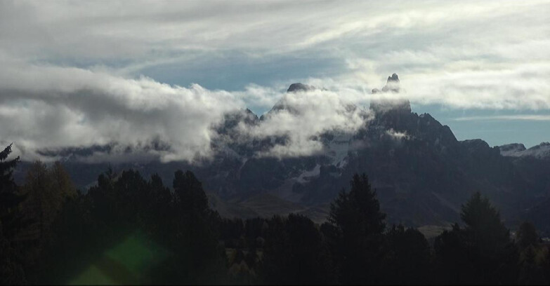 Webcam Bellamonte-Alpe Lusia - Pale di San Martino